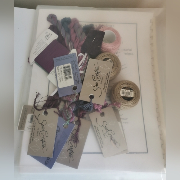 VICTORIAN RIBBONS INTERMEDIATE SKILL LEVEL, Designed by Brenda E Kocher - Picture 2 of 3